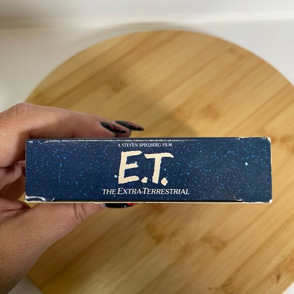 Vintage E.T. The Extra-Terrestrial VHS MCA Green Flap 1988 Video Cassette Ta - Picture 6 of 11
